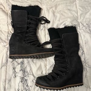 UGGs hidden wedge waterproof boot
